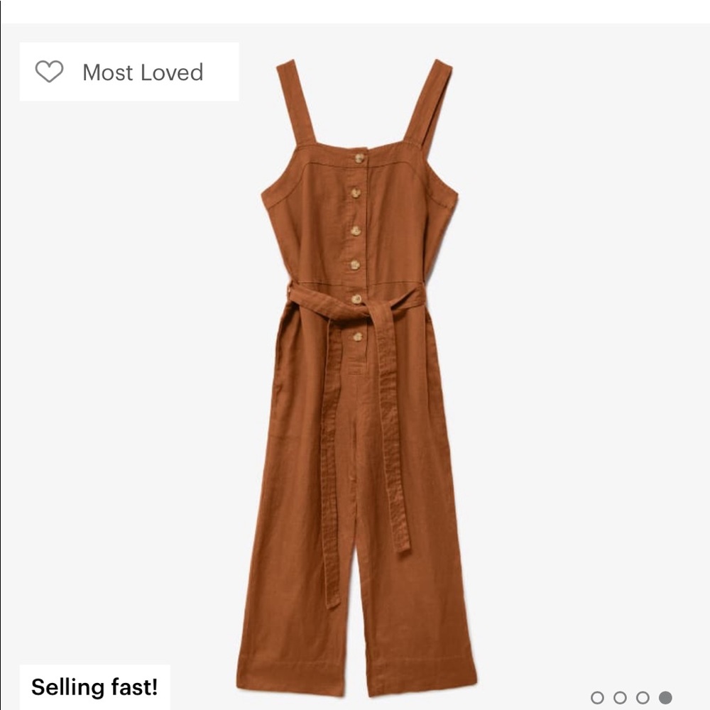 Everlane Linen Picnic Jumpsuit - 8